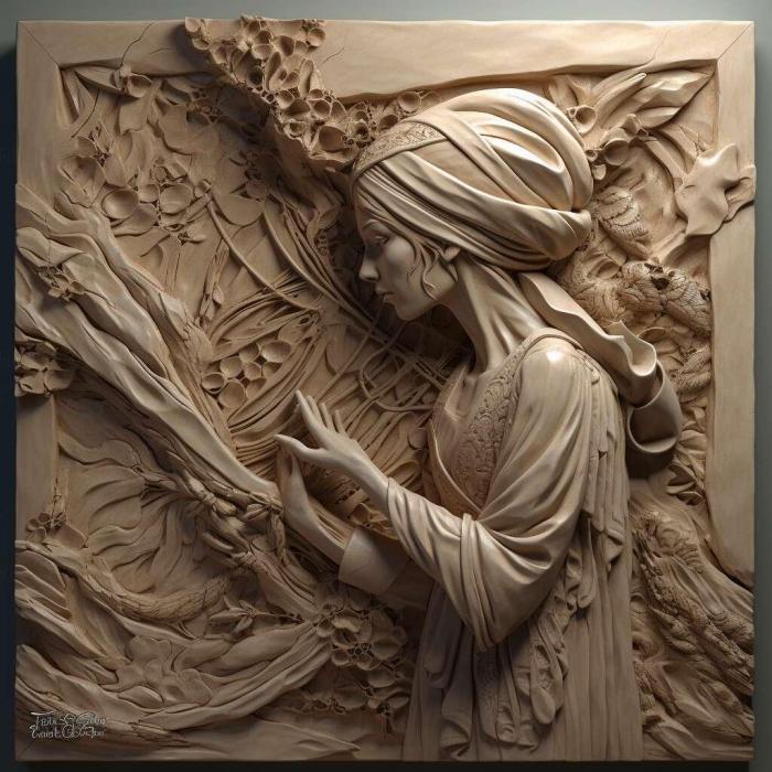 نموذج ثلاثي الأبعاد لآلة CNC 3D Art 